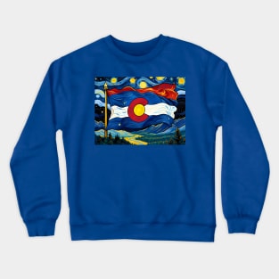 Colorado State Flag Crewneck Sweatshirt